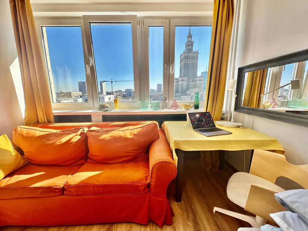 Super Apartament Brown 2X Metro Nowy Wifi Netflix Spotify Panorama Miasta Varsóvia Exterior foto
