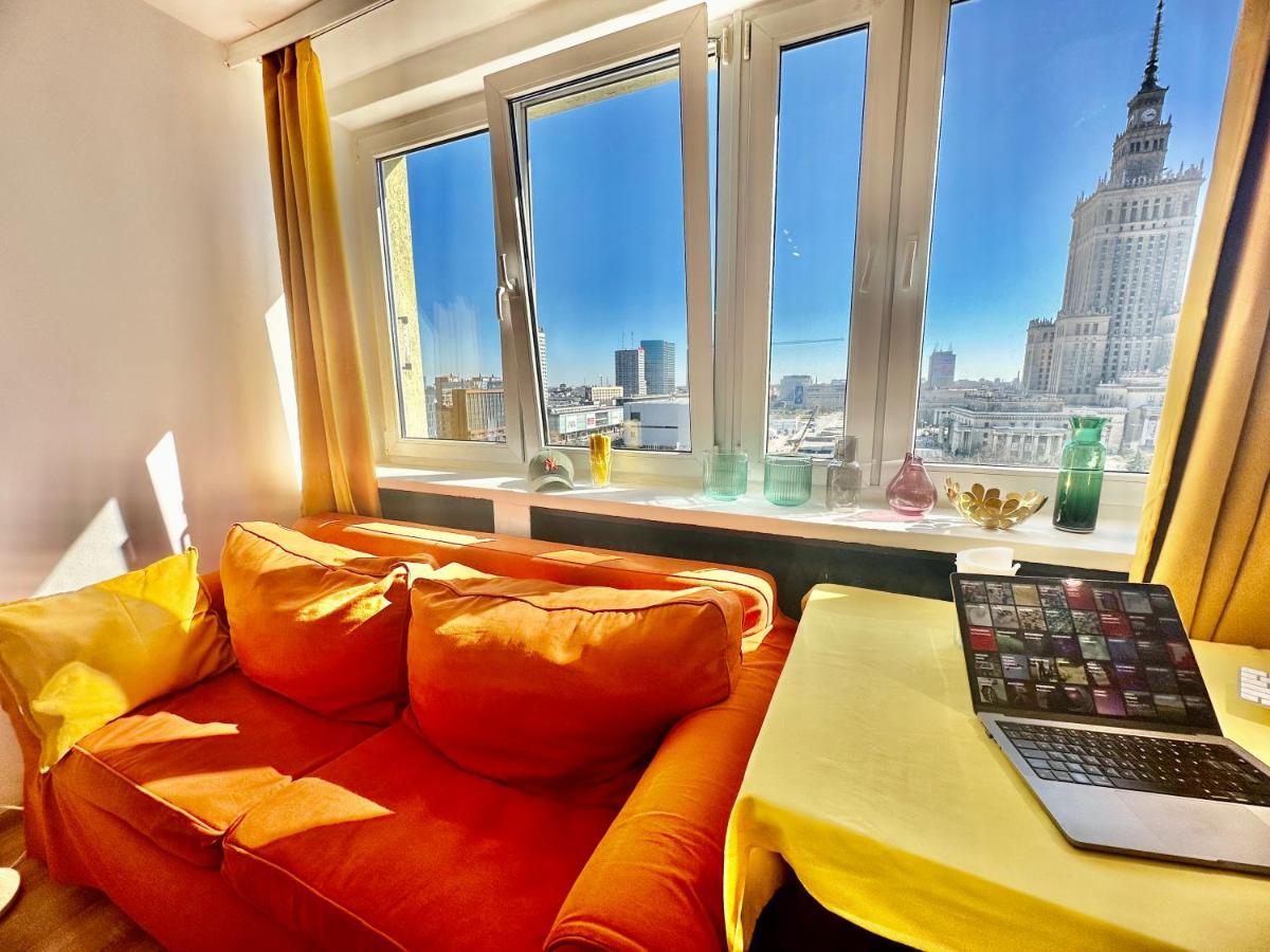 Super Apartament Brown 2X Metro Nowy Wifi Netflix Spotify Panorama Miasta Varsóvia Exterior foto