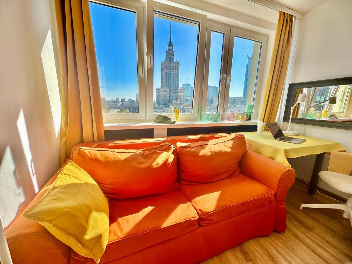 Super Apartament Brown 2X Metro Nowy Wifi Netflix Spotify Panorama Miasta Varsóvia Exterior foto