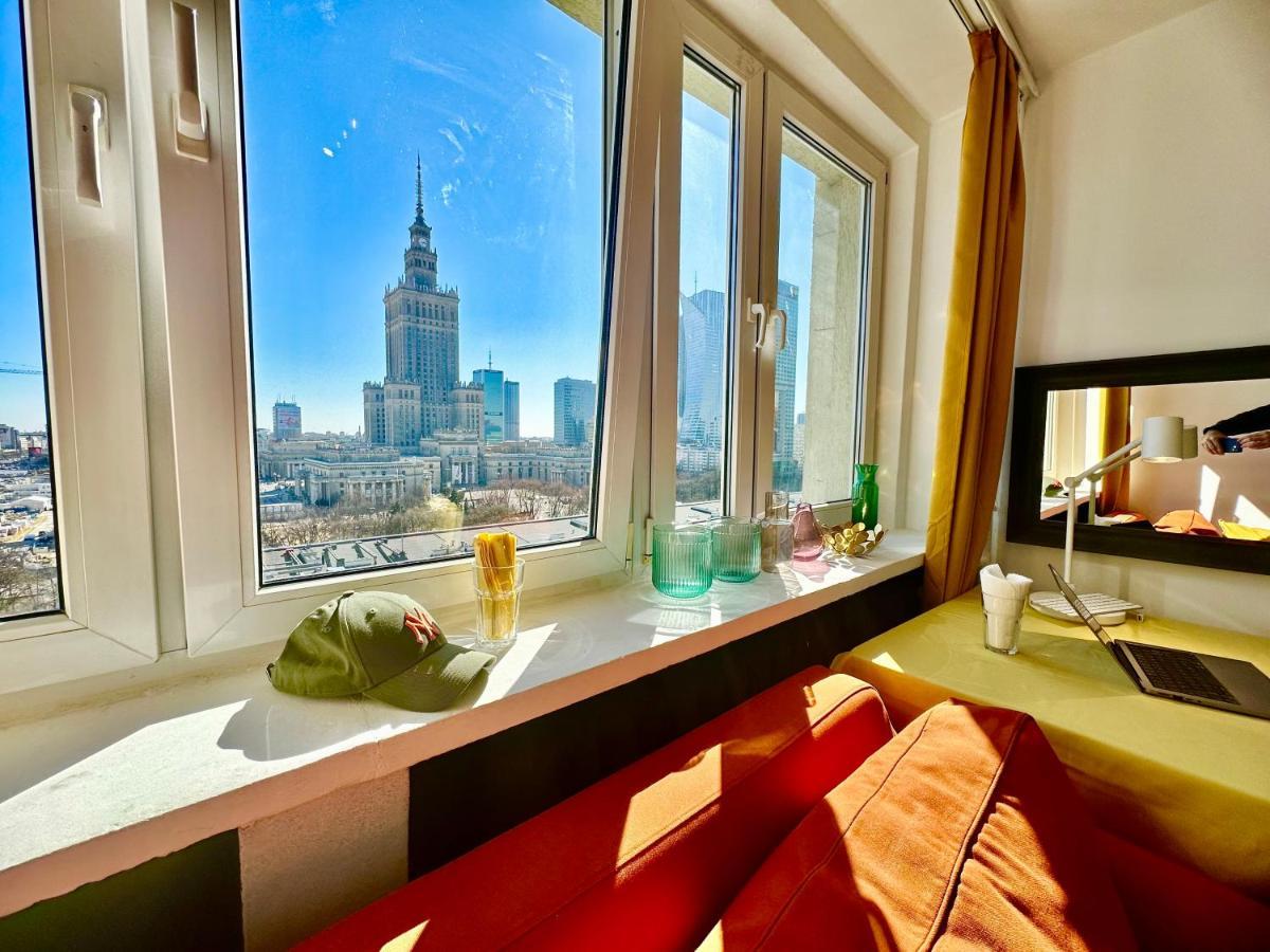 Super Apartament Brown 2X Metro Nowy Wifi Netflix Spotify Panorama Miasta Varsóvia Exterior foto