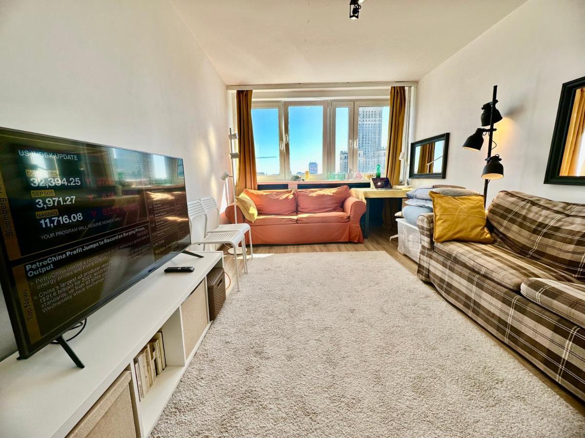 Super Apartament Brown 2X Metro Nowy Wifi Netflix Spotify Panorama Miasta Varsóvia Exterior foto